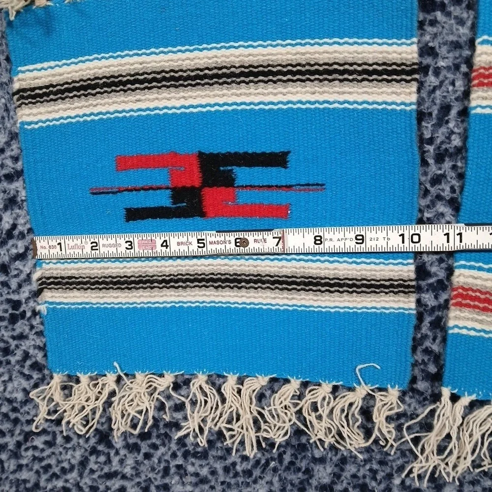 Handwoven Coasters or Mini Rugs Turquoise Southwest Decor Textiles